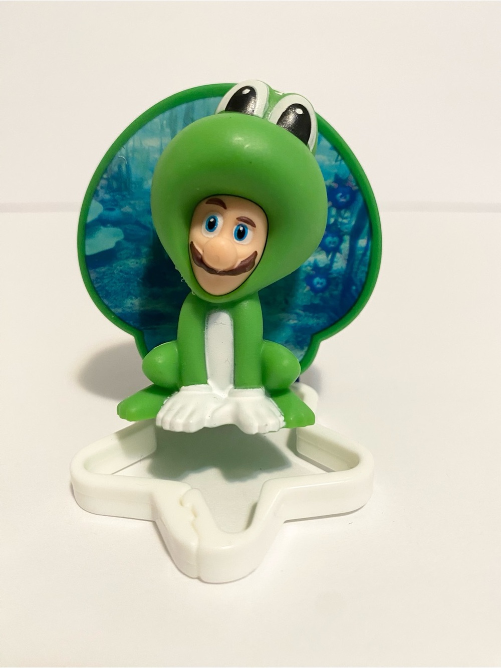 McDonald’s Mario Galaxy Luigi Frog Happy Meal Toy 2026 Movie Clip Mcdonalds